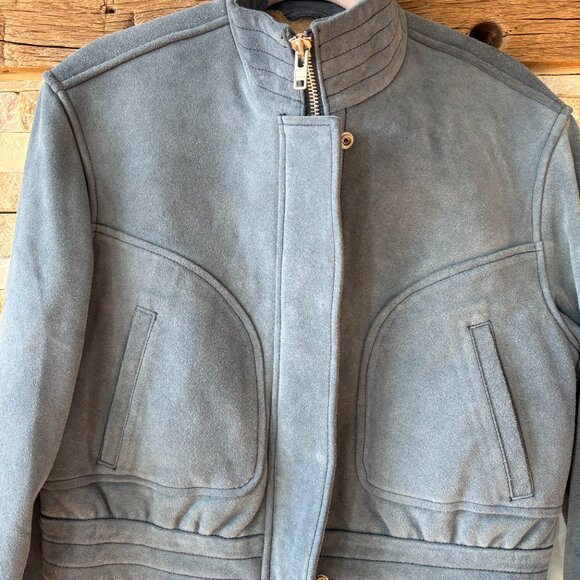 Free People Women's We The Free Wes Suede Bomber Jacket - Small - Picture 5 of 11